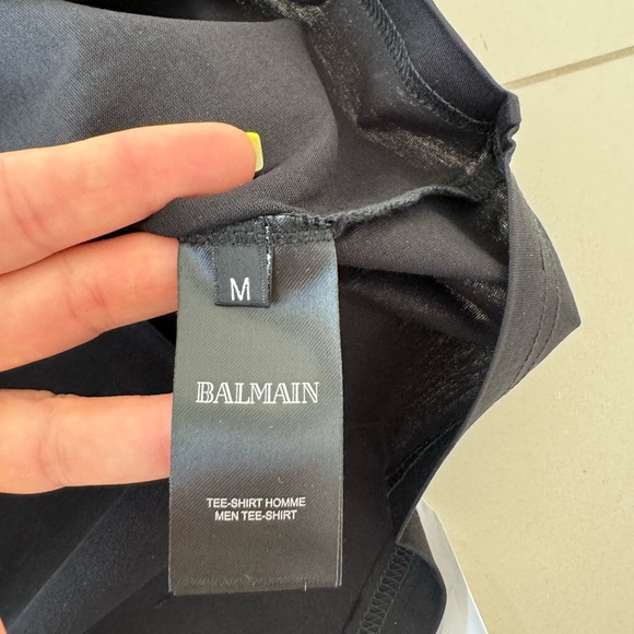 BALMAIN T shirt NEON LOGO 2024 collection AUTHENTIC NEW - Picture 6 of 7